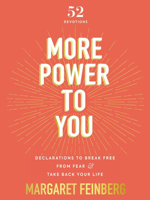 Title details for More Power to You by Margaret Feinberg - Available